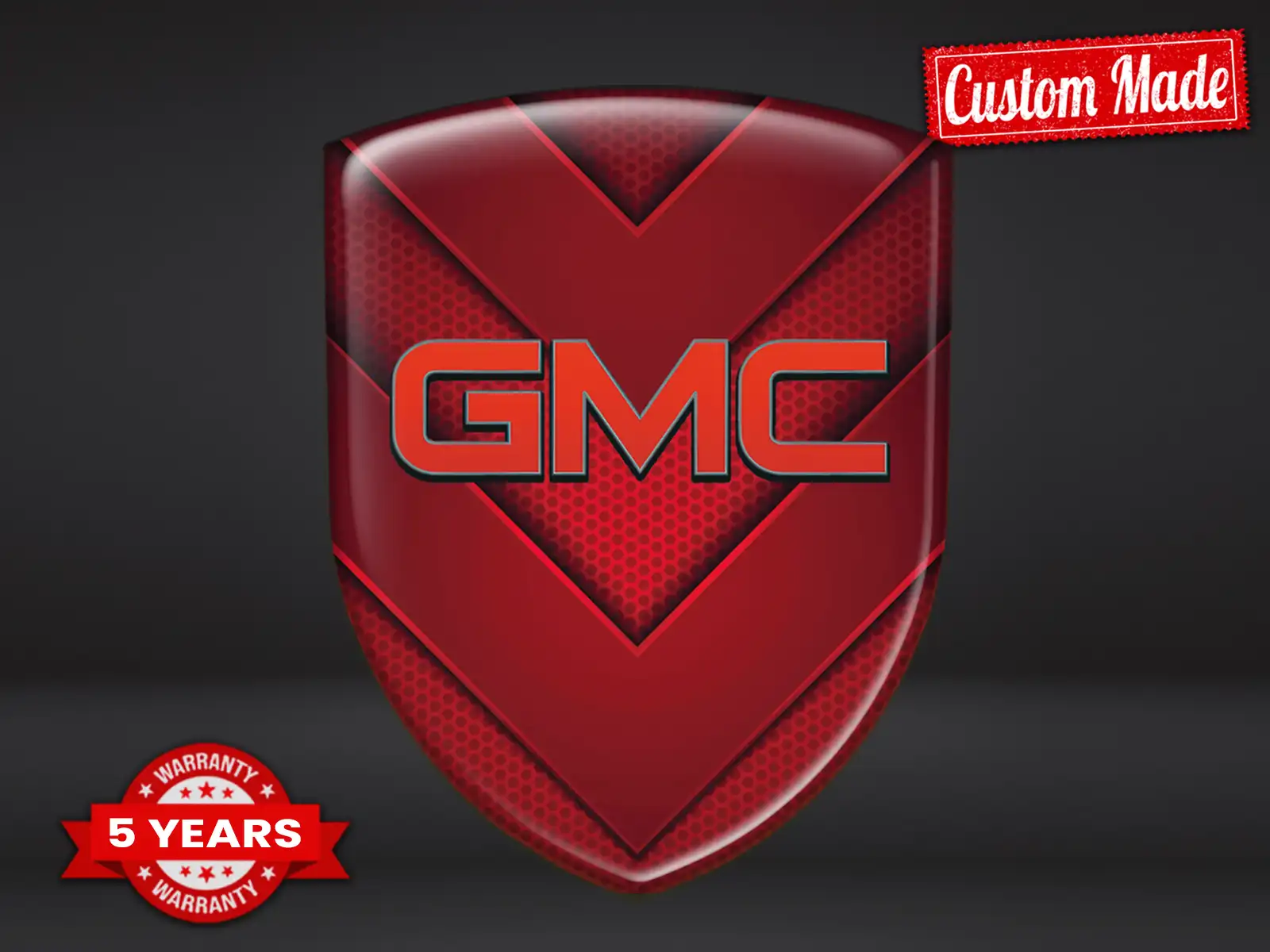 GMC Logosticker Personalisierbar Limitiert Edition